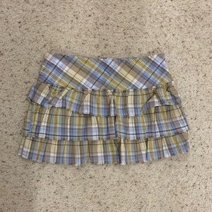 American Eagle Plaid Mini Skirt